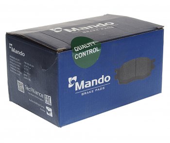 3 069 р. Колодки тормозные MERCEDES C (W205) передние (4шт.) MANDO MANDO mbf015293 MANDO mbf015293  с доставкой в г. Майкоп. Увеличить фотографию 2