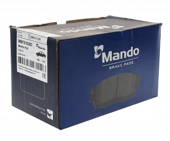 2 099 р. Колодки тормозные AUDI A4,A5 (08-) передние (4шт.) MANDO MANDO mbf015383 MANDO mbf015383  с доставкой в г. Майкоп. Увеличить фотографию 2