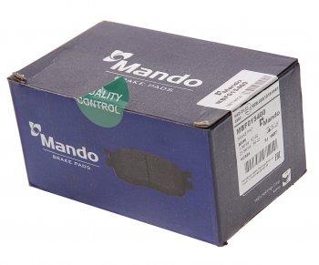1 159 р. Колодки тормозные BMW E36,E46,Z3,E36,Z4,E85 (98-) передние (4шт.) MANDO MANDO mbf015400 MANDO mbf015400  с доставкой в г. Майкоп. Увеличить фотографию 2