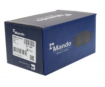 2 089 р. Колодки тормозные BMW E46 (99-05),E83 (04-) передние (4шт.) MANDO MANDO mbf015410 MANDO mbf015410  с доставкой в г. Майкоп. Увеличить фотографию 2