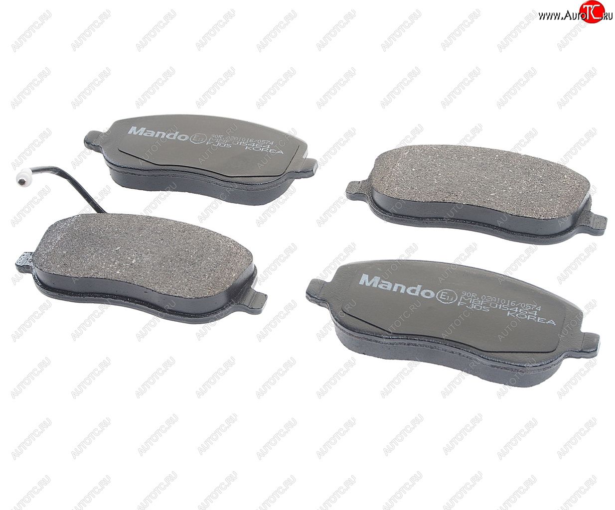 1 499 р. Колодки тормозные PEUGEOT CITROEN передние (4шт.) MANDO MANDO mbf015464 MANDO mbf015464  с доставкой в г. Майкоп