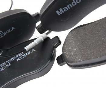 3 199 р. Колодки тормозные передние (4шт.) MANDO Peugeot Expert K0 цельнометаллический фургон дорестайлинг (2016-2024)  с доставкой в г. Майкоп. Увеличить фотографию 3