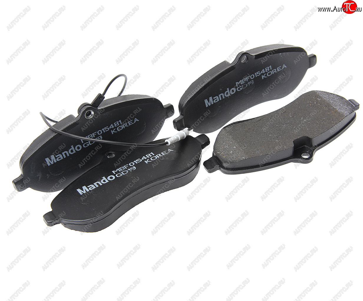3 199 р. Колодки тормозные передние (4шт.) MANDO Peugeot Expert K0 цельнометаллический фургон дорестайлинг (2016-2024)  с доставкой в г. Майкоп