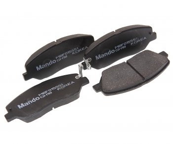 3 379 р. Колодки тормозные HYUNDAI Santa Fe (09-) KIA Sorento (09-) передние (4шт.) MANDO MANDO mbf015551 MANDO mbf015551  с доставкой в г. Майкоп. Увеличить фотографию 1