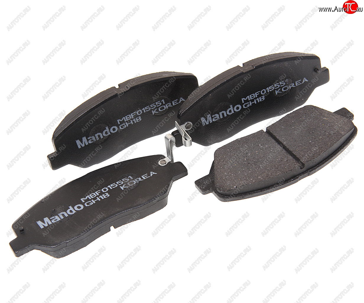 3 379 р. Колодки тормозные HYUNDAI Santa Fe (09-) KIA Sorento (09-) передние (4шт.) MANDO MANDO mbf015551 MANDO mbf015551  с доставкой в г. Майкоп