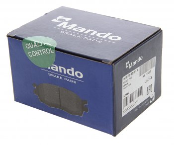1 089 р. Колодки тормозные LEXUS RX300 (03-) задние (4шт.) MANDO MANDO mbf015613 MANDO mbf015613  с доставкой в г. Майкоп. Увеличить фотографию 3