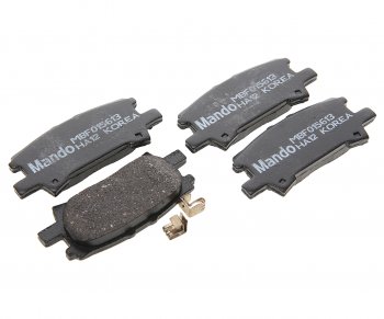 1 089 р. Колодки тормозные LEXUS RX300 (03-) задние (4шт.) MANDO MANDO mbf015613 MANDO mbf015613  с доставкой в г. Майкоп. Увеличить фотографию 1
