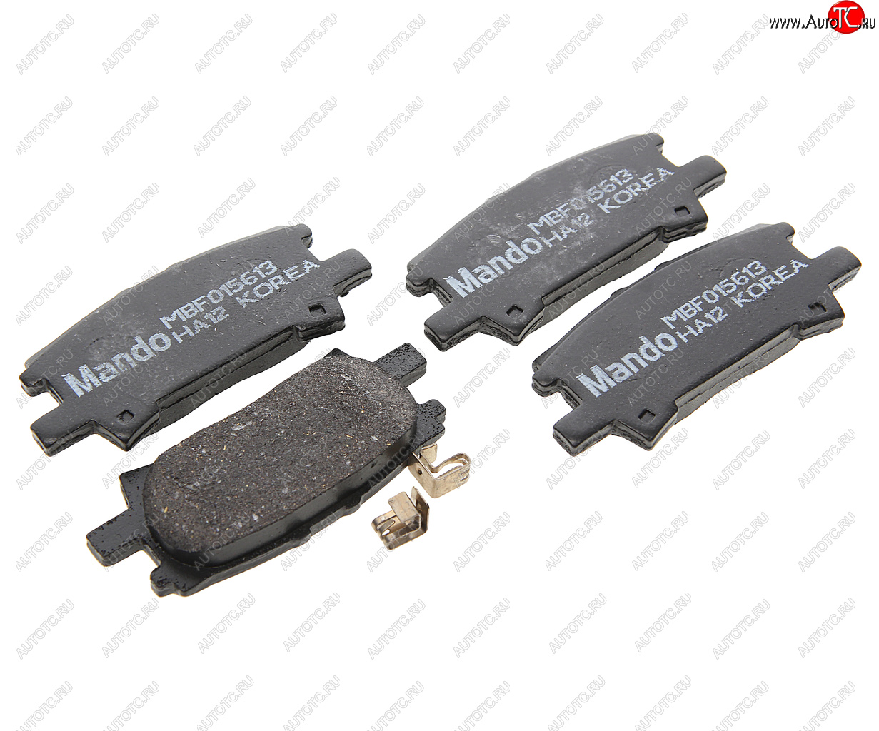 1 089 р. Колодки тормозные LEXUS RX300 (03-) задние (4шт.) MANDO MANDO mbf015613 MANDO mbf015613  с доставкой в г. Майкоп