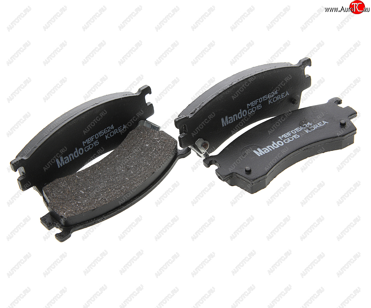1 359 р. Колодки тормозные MAZDA 626 GE,GF,GW (92-02),Xedos-6,Premacy передние (4шт.) MANDO MANDO mbf015624  с доставкой в г. Майкоп