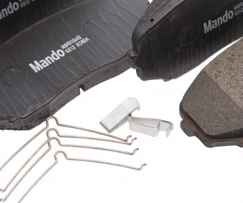 2 449 р. Колодки тормозные MAZDA CX-9,CX-7 (07-) передние (4шт.) MANDO MANDO mbf015642 MANDO mbf015642  с доставкой в г. Майкоп. Увеличить фотографию 2