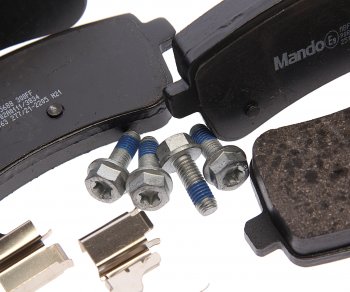 3 999 р. Колодки тормозные MERCEDES S (W222) (13-) задние (4шт.) MANDO MANDO mbf015688 MANDO mbf015688  с доставкой в г. Майкоп. Увеличить фотографию 2