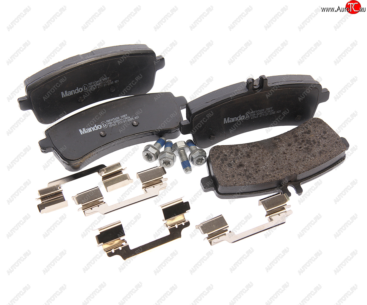 3 999 р. Колодки тормозные MERCEDES S (W222) (13-) задние (4шт.) MANDO MANDO mbf015688 MANDO mbf015688  с доставкой в г. Майкоп