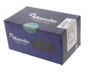 1 449 р. Колодки тормозные MITSUBISHI Outlander (03-),Pajero (00-),Pajero Sport (98-) передние (4шт.) MANDO MANDO mbf015708 MANDO mbf015708  с доставкой в г. Майкоп. Увеличить фотографию 3