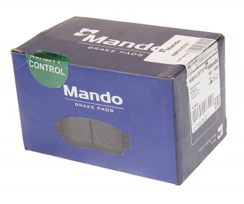 1 559 р. Колодки тормозные NISSAN Primera P12,Tino,Almera (00-) передние (4шт.) MANDO MANDO mbf015737 MANDO mbf015737  с доставкой в г. Майкоп. Увеличить фотографию 2