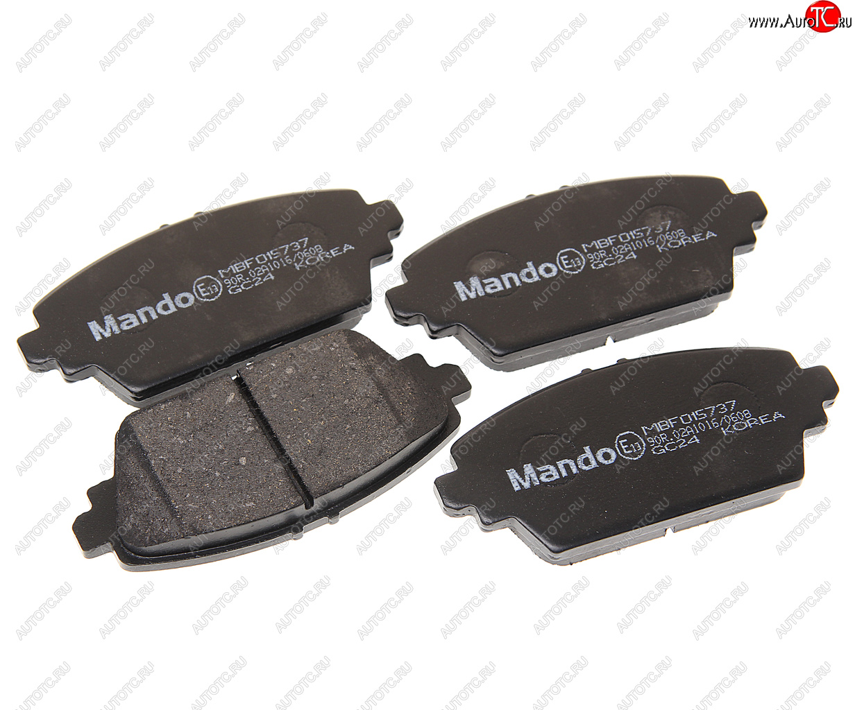 1 559 р. Колодки тормозные NISSAN Primera P12,Tino,Almera (00-) передние (4шт.) MANDO MANDO mbf015737 MANDO mbf015737  с доставкой в г. Майкоп