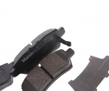 1 769 р. Колодки тормозные NISSAN Pathfinder R51 (05-) задние (4шт.) MANDO MANDO mbf015747 MANDO mbf015747  с доставкой в г. Майкоп. Увеличить фотографию 2