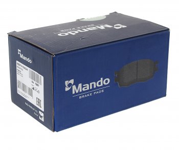 2 579 р. Колодки тормозные SUBARU Legacy,Outbak,Tribeca (03-) (2.03.6) передние (4шт.)MANDO MANDO mbf015824  с доставкой в г. Майкоп. Увеличить фотографию 2