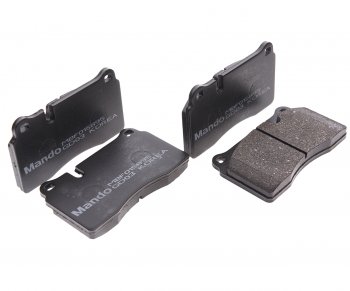 1 999 р. Колодки тормозные VW Touareg (06-) передние (R17) (4шт.) MANDO MANDO mbf015895  с доставкой в г. Майкоп. Увеличить фотографию 1