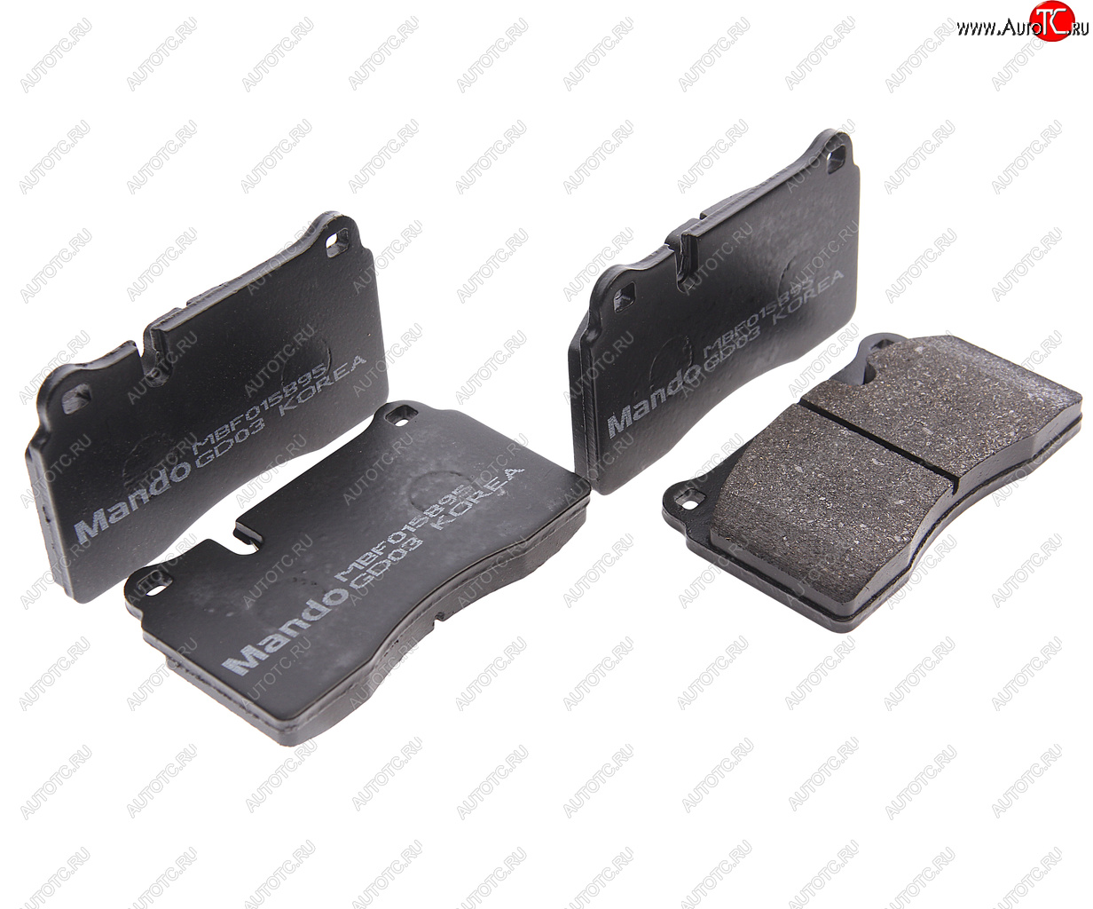 1 999 р. Колодки тормозные VW Touareg (06-) передние (R17) (4шт.) MANDO MANDO mbf015895  с доставкой в г. Майкоп