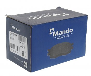 1 699 р. Колодки тормозные VW Polo (01) (1.21.9 D) SKODA Fabia передние (4шт.) MANDO MANDO mbf016024  с доставкой в г. Майкоп. Увеличить фотографию 2