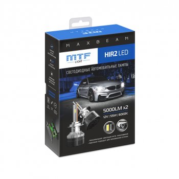 6 899 р. Лампа светодиодная 12V HIR2 PX22d (2шт.) MTF MTF mbh2k6  с доставкой в г. Майкоп. Увеличить фотографию 9