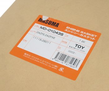 2 299 р. Прокладка головки блока TOYOTA Camry (01-06) (2.4) MASUMA MASUMA md-01043s  с доставкой в г. Майкоп. Увеличить фотографию 3