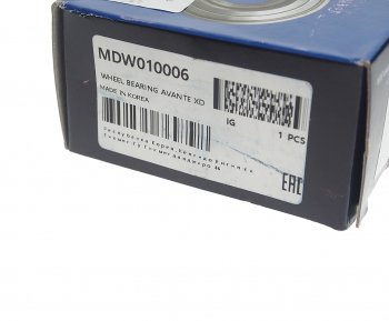 2 269 р. Подшипник ступицы HYUNDAI Elantra,Matrix KIA Spectra,Cerato передней MANDO MANDO mdw010006  с доставкой в г. Майкоп. Увеличить фотографию 2