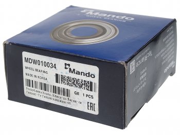3 579 р. Подшипник ступицы PEUGEOT 307 CITROEN C4 передней MANDO MANDO mdw010034  с доставкой в г. Майкоп. Увеличить фотографию 2