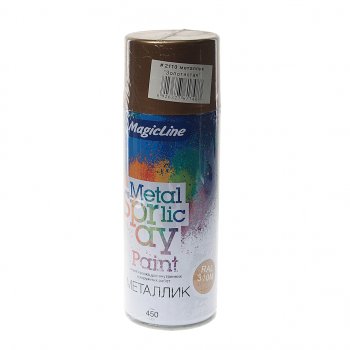 369 р. Краска золото аэрозоль 400мл MAGICLINE MAGICLINE mg-2110  с доставкой в г. Майкоп. Увеличить фотографию 1
