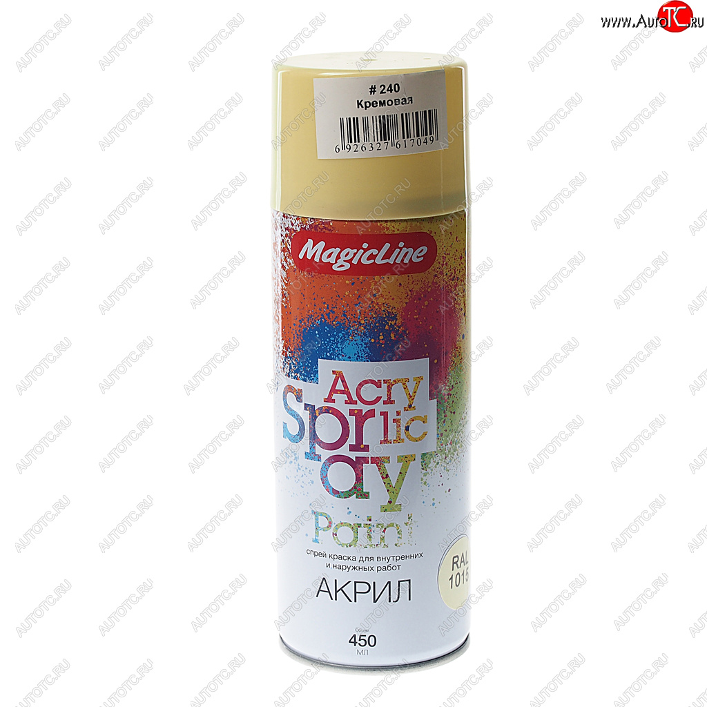 298 р. Краска кремовая аэрозоль 400мл MAGICLINE MAGICLINE mg-240  с доставкой в г. Майкоп