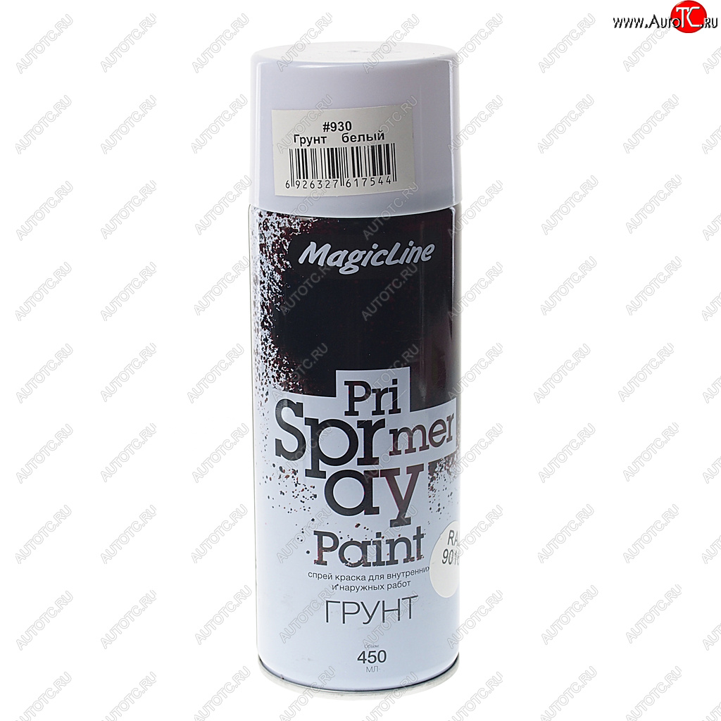 299 р. Грунт белый аэрозоль 400мл MAGICLINE MAGICLINE mg-930  с доставкой в г. Майкоп