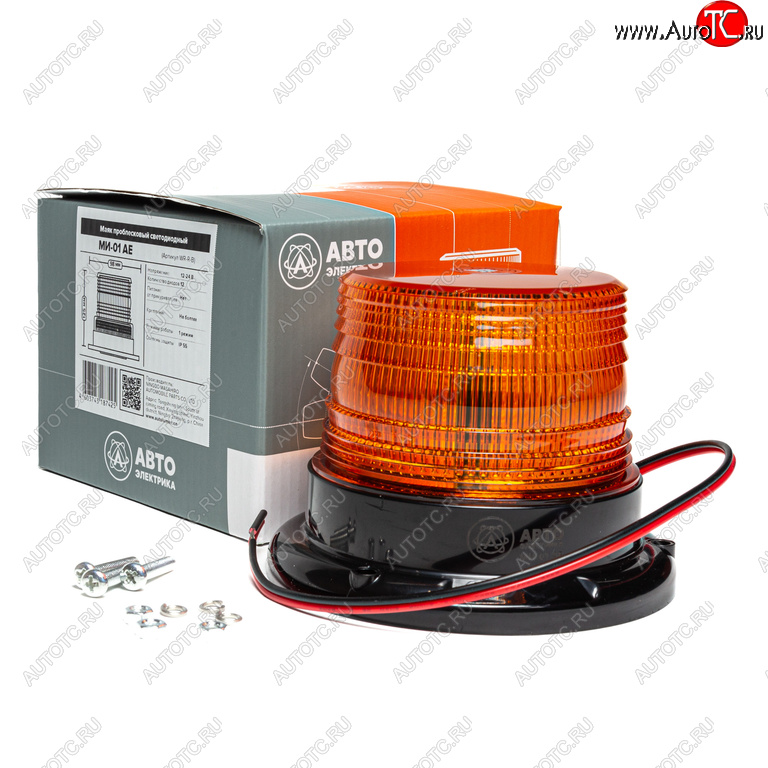 999 р. Маяк импульсный 1224V (12 светодиодов) стационарный желтый AVTOELECTRICA AVTOELECTRICA ми-01 ae  с доставкой в г. Майкоп