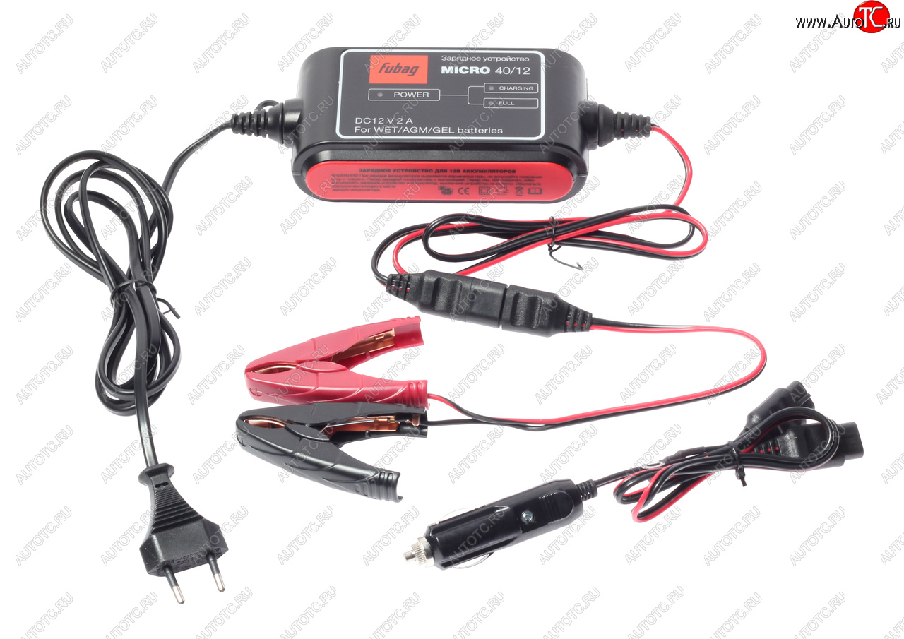 4 399 р. Устройство зарядное 12V 2A 40Ач 220V FUBAG FUBAG micro 4012  с доставкой в г. Майкоп