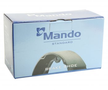 4 699 р. Колодки тормозные задние барабанные (4шт.) MANDO Chevrolet Epica V250 (2006-2012)  с доставкой в г. Майкоп. Увеличить фотографию 3