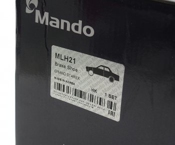 3 259 р. Колодки тормозные HYUNDAI Starex H-1 (07-) задние барабанные (4шт.) MANDO MANDO mlh21 MANDO mlh21  с доставкой в г. Майкоп. Увеличить фотографию 4