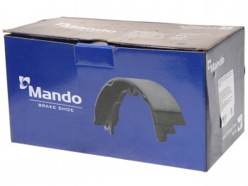 1 499 р. Колодки тормозные HYUNDAI Santa Fe (00-) задние барабанные (4шт.) MANDO MANDO mlh22  с доставкой в г. Майкоп. Увеличить фотографию 2