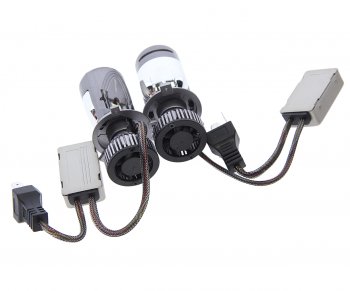 4 199 р. Лампа светодиодная 12V H4 P43t с линзой (2шт.) OPTIMA OPTIMA ml-h4-40  с доставкой в г. Майкоп. Увеличить фотографию 2