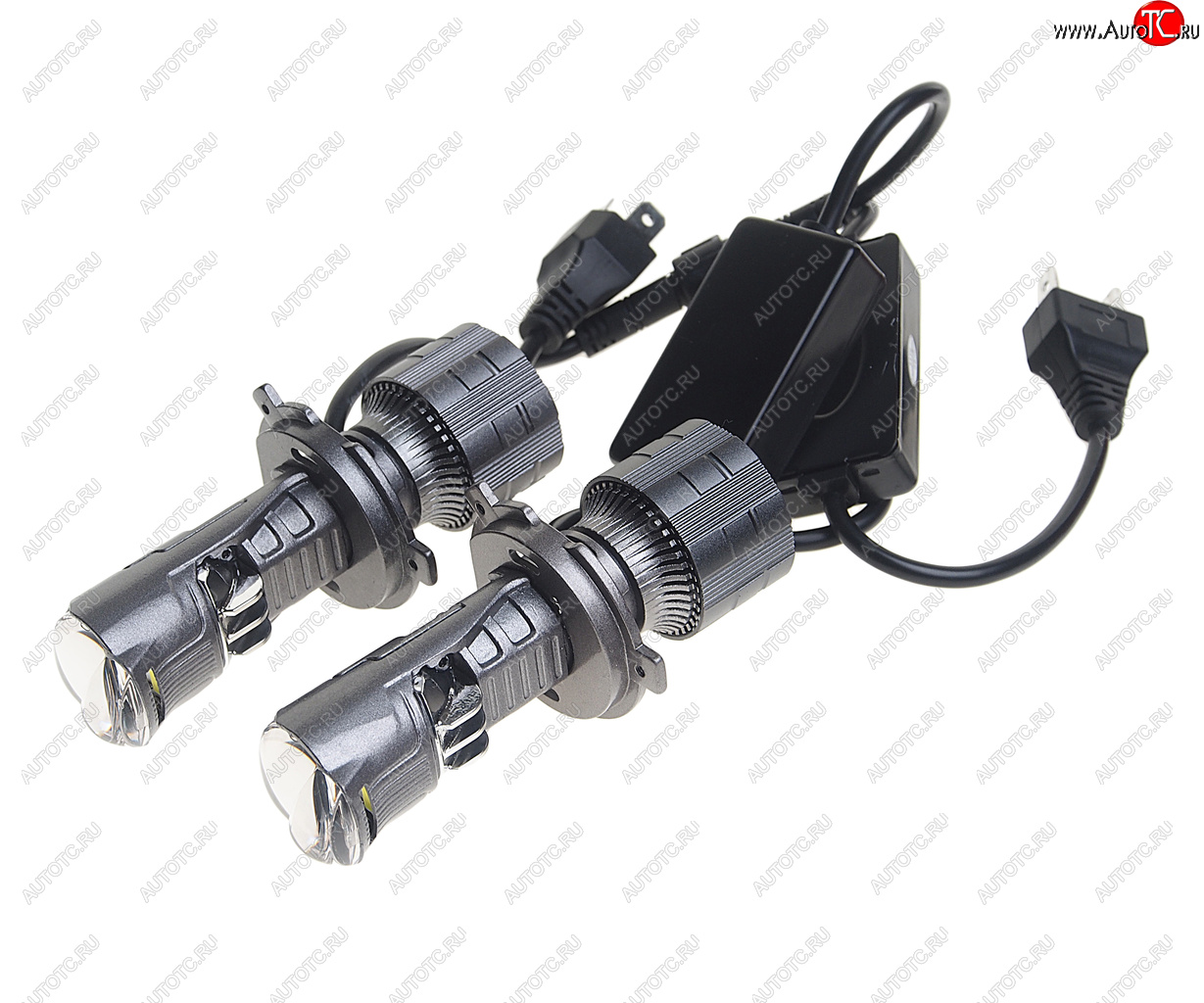 6 449 р. Лампа светодиодная 12V H4 P43t с линзой (2шт.) OPTIMA OPTIMA ml-h4-50 OPTIMA ml-h4-50  с доставкой в г. Майкоп