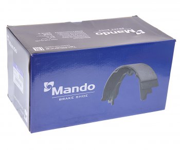 849 р. Колодки тормозные задние барабанные (4шт.) MANDO KIA K2500 (2005-2011)  с доставкой в г. Майкоп. Увеличить фотографию 3
