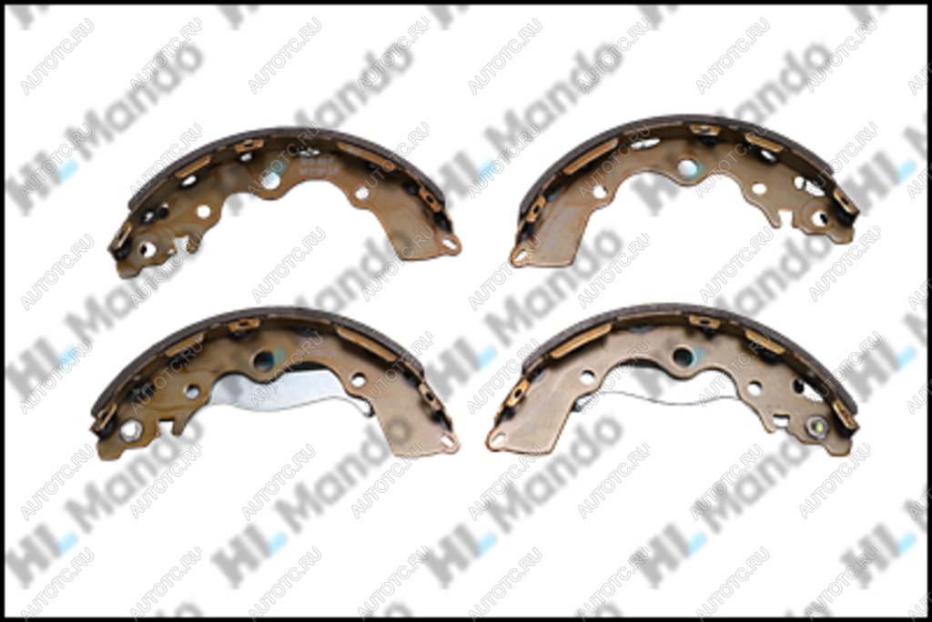 3 499 р. Колодки тормозные KIA Picanto (17-) задние барабанные (4шт.) MANDO MANDO mlk23  с доставкой в г. Майкоп