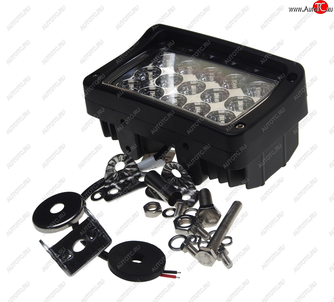 3 889 р. Фара рабочего света 156x65x95мм 45Вт (15 светодиодов) IP68 Pro Spot LUMEN LUMEN mlp-pre45wl3147s  с доставкой в г. Майкоп