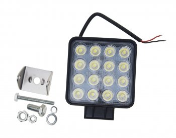 1 739 р. Фара рабочего света 127x110x68мм 48Вт (16 светодиодов) IP68 Standart Flood LUMEN LUMEN mlp-ste48ws1258f  с доставкой в г. Майкоп. Увеличить фотографию 2