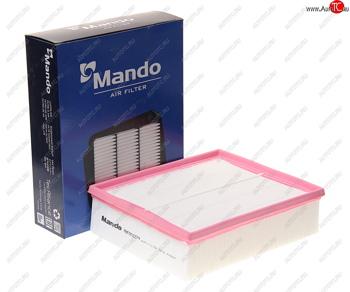569 р. Фильтр воздушный VW Passat (98-05) AUDI A4 (97-00) SKODA Superb (01-08) (2.5) MANDO MANDO mmf015274  с доставкой в г. Майкоп