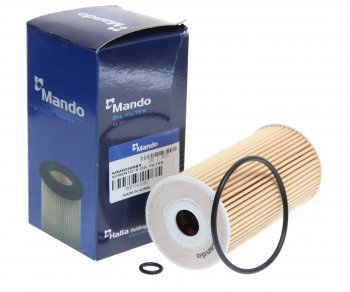 529 р. Фильтр масляный HYUNDAI Santa Fe (12-) (2.0 TCI),ix35 (13-) (2.0 TCI) MANDO MANDO mmf040083  с доставкой в г. Майкоп. Увеличить фотографию 1