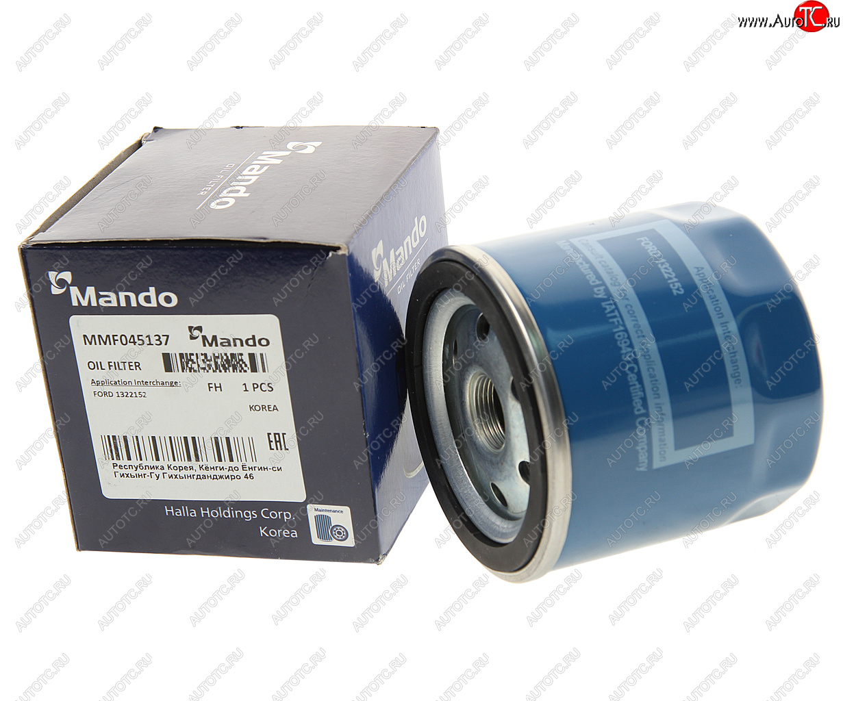 389 р. Фильтр масляный FORD Focus (98-04),Transit (-00) (D/TDI) MANDO MANDO mmf045137 MANDO mmf045137  с доставкой в г. Майкоп
