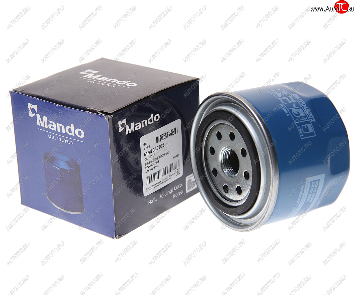 299 р. Фильтр масляный VOLVO 440,460,480 (88-96) ALFA ROMEO 156,166 (TDI) MANDO MANDO mmf045202 MANDO mmf045202  с доставкой в г. Майкоп