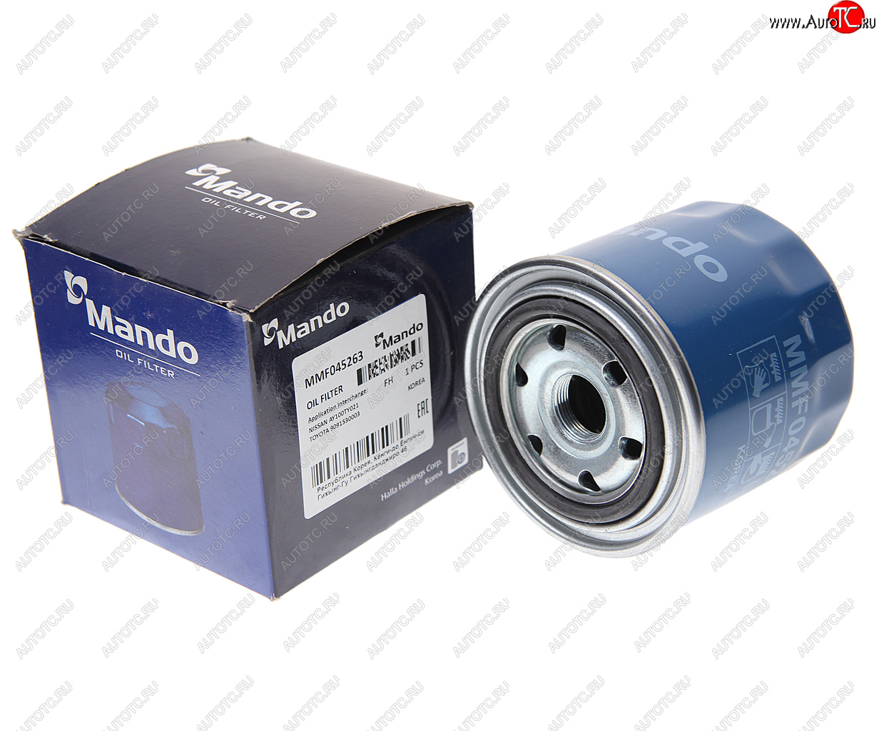 599 р. Фильтр масляный TOYOTA Avensis (97-03-),Rav 4 (01-),Corolla (97-02) (D) MANDO MANDO mmf045263 MANDO mmf045263  с доставкой в г. Майкоп