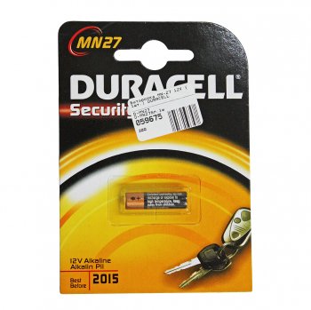 529 р. Батарейка A27 MN27 12V (пульт сигнализации) блистер 1шт. Alkaline Security DURACELL DURACELL mn27-1bl  с доставкой в г. Майкоп. Увеличить фотографию 1