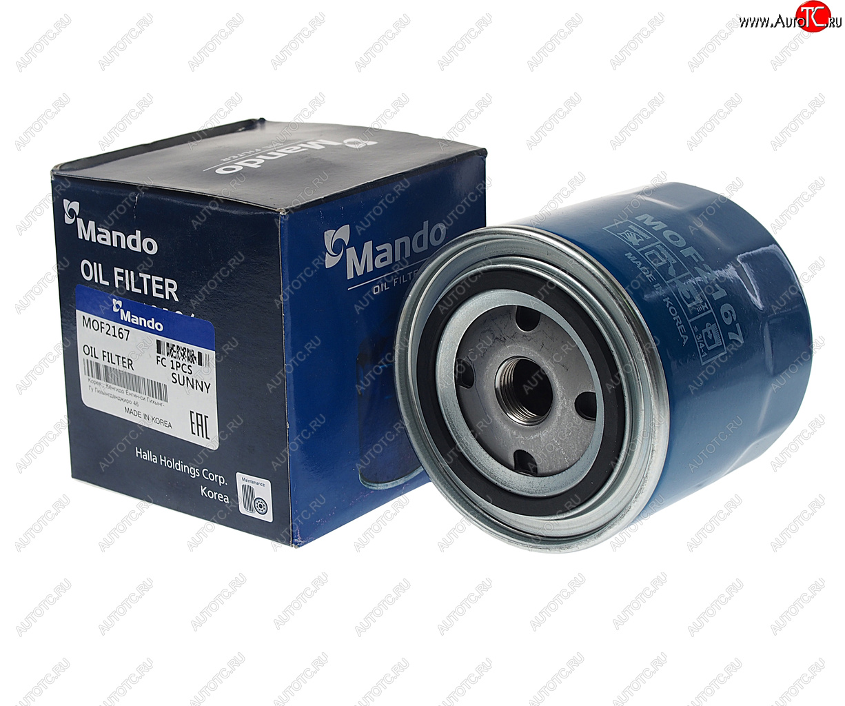 419 р. Фильтр масляный NISSAN Navara (D40T) (07-) MANDO MANDO mof2167  с доставкой в г. Майкоп