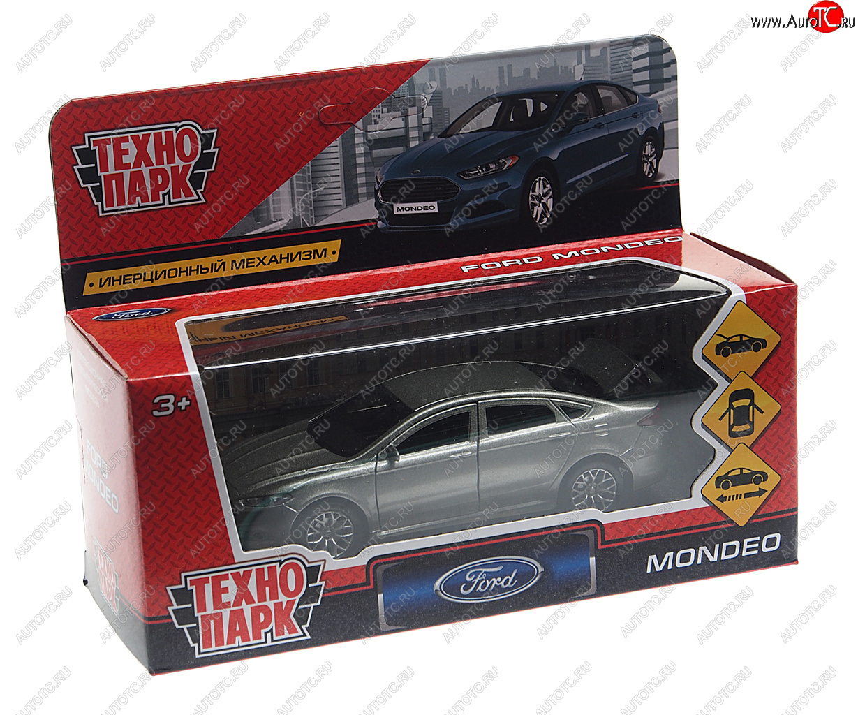 919 р. Модель автомобиля FORD Mondeo металлическая ТЕХНОПАРК ТЕХНОПАРК mondeo-gy  с доставкой в г. Майкоп
